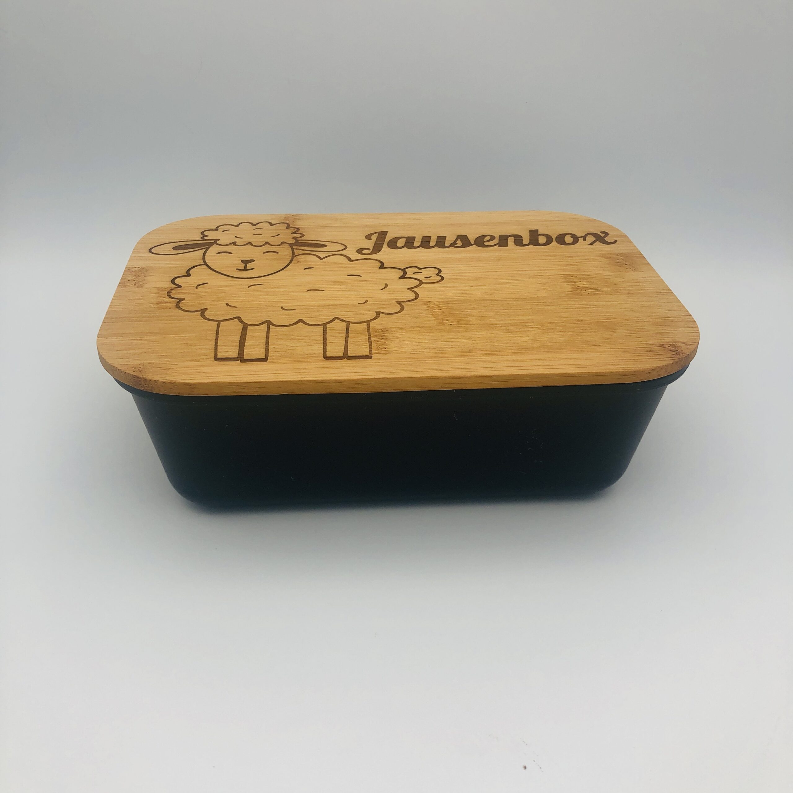 Jausenbox Schaf Seitenansicht