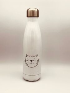 Trinkflasche Katzenkopf