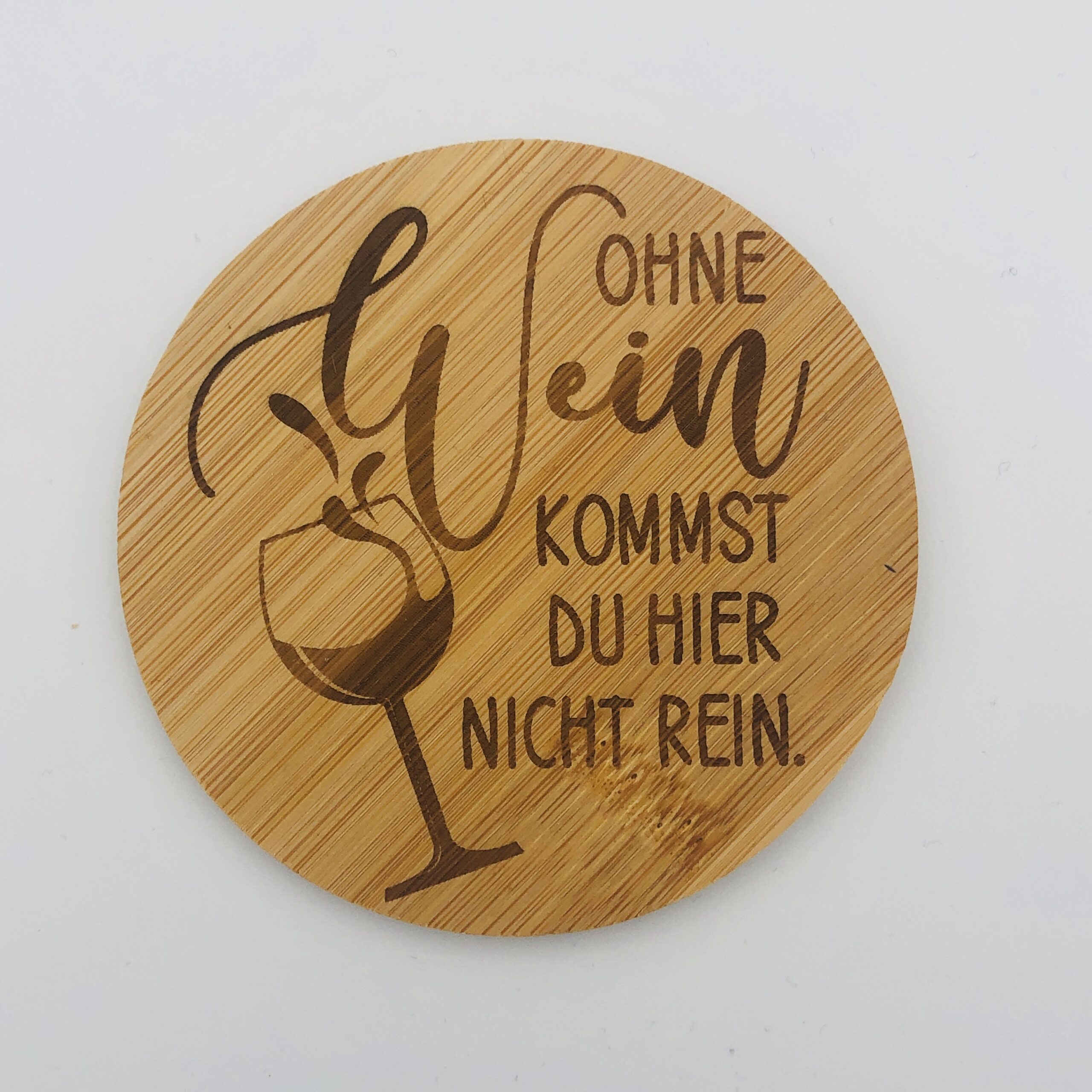Untersetzer Bambus Wein